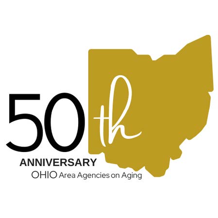 50th Anniversary of Ohio Area Agencies on Aging logo