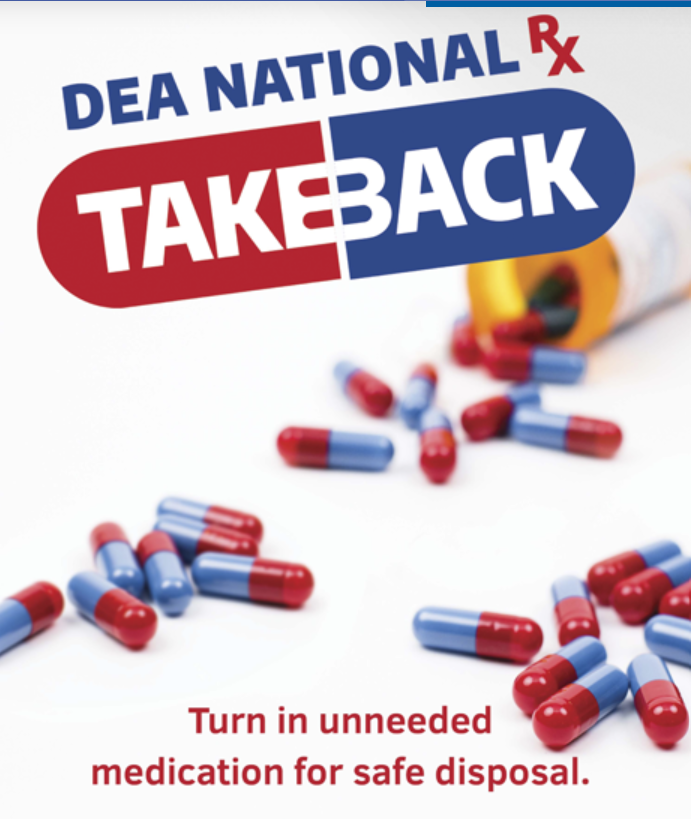 DEA National Prescription Drug Take Back Day - April 27